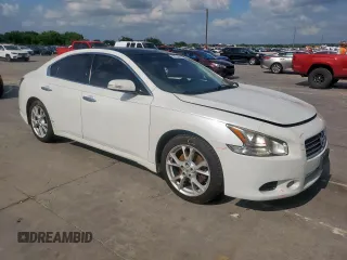 2013 Nissan Maxima SV with VIN 1N4AA5APXDC844020, listed as a Copart auction lot 58725575 with 133,091 mi miles and Salvage title. Bid and sale history available at DreamBid. Image 4.