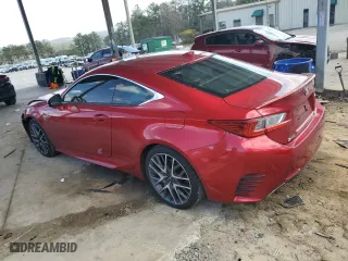 2017 Lexus RC with VIN JTHHA5BC4H5006885, listed as a Copart auction lot 49121085 with 114,238 mi miles and Salvage Title. Bid and sale history available at carsss.com. Image 2.