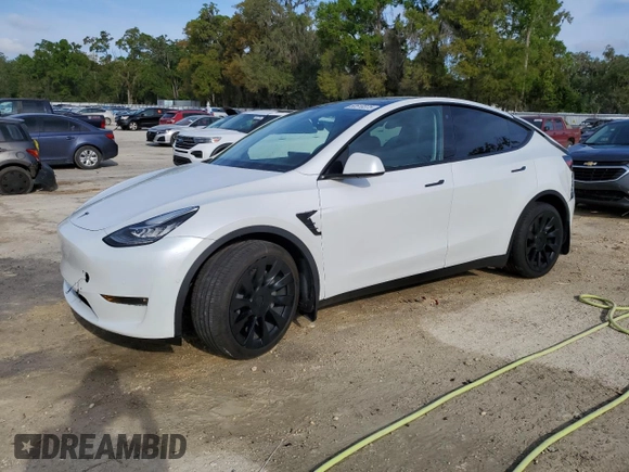 2022 Tesla Model Y Long Range with VIN 7SAYGDEE4NF398710, listed as a Copart auction lot 50510375 with 46,430 mi miles and Non Repairable. Bid and sale history available at DreamBid. Image 1.