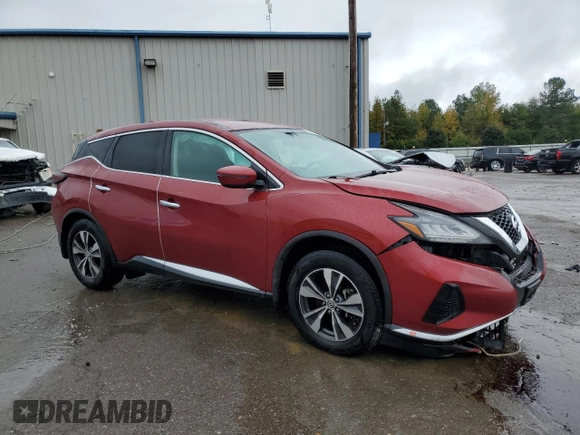 2019 Nissan Murano SL with VIN 5N1AZ2MJ6KN146848, listed as a Copart auction lot 79307124 with 85,325 mi miles and Salvage Title. Bid and sale history available at DreamBid. Image 4.