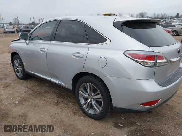 2015 Lexus RX 450h with VIN 2T2ZB1BA1FC001679, listed as a IAAI auction lot 41900991 with 135,828 mi miles and . Bid and sale history available at DreamBid. Image 3.