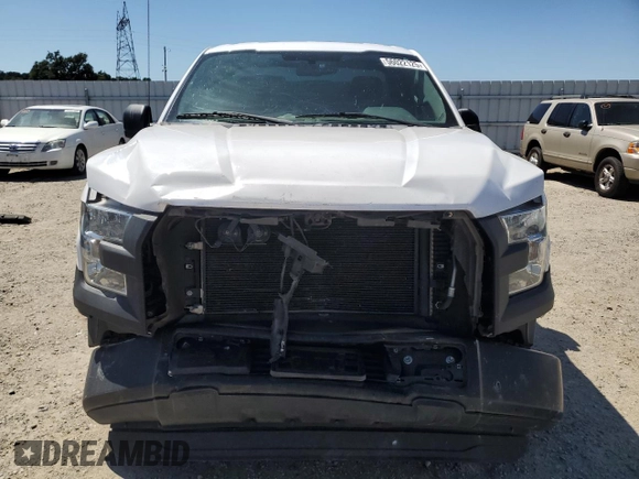 2016 Ford F-150 XL with VIN 1FTMF1C87GKE17279, listed as a Copart auction lot 56022125 with 144,209 mi miles and Salvage title. Bid and sale history available at DreamBid. Image 5.