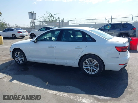 2017 Audi A4 Premium with VIN WAUGNAF46HN021107, listed as a IAAI auction lot 41593316 with 103,205 mi miles. Bid and sale history available at carsss.com. Image 14.
