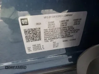 2025 Buick Encore GX Preferred with VIN KL4AMBSP5SB078497, listed as a Copart auction lot 52689855 with 2,918 mi miles and Salvage title. Bid and sale history available at DreamBid. Image 13.