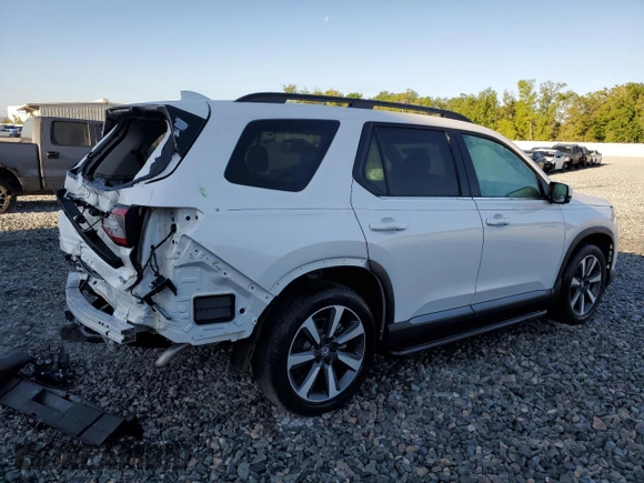 2024 Honda Pilot Elite with VIN 5FNYG1H81RB043050, listed as a Copart auction lot 49341735 with 10,782 mi miles and Salvage Title. Bid and sale history available at carsss.com. Image 3.
