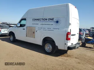 2021 Nissan NV S with VIN 1N6AF0LY2MN801216, listed as a Copart auction lot 62350985 with 61,591 mi miles and Salvage title. Bid and sale history available at DreamBid. Image 2.