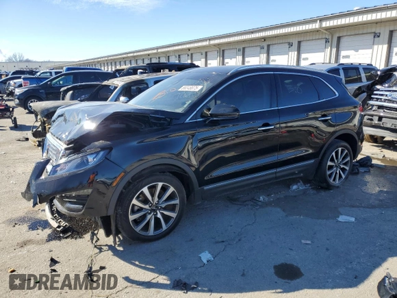 2019 Lincoln MKC Reserve with VIN 5LMTJ3DH4KUL48853, listed as a Copart auction lot 89348875 with 76,769 mi miles and Salvage Title. Bid and sale history available at DreamBid. Image 1.