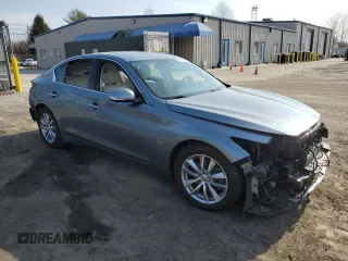 2017 Infiniti Q50 3.0t Premium with VIN JN1EV7ARXHM839092, listed as a Copart auction lot 47545185 with 79,226 mi miles and Salvage Title. Bid and sale history available at carsss.com. Image 4.