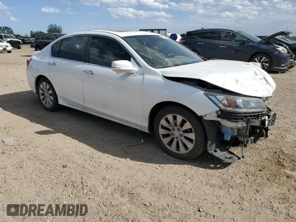 2015 Honda Accord EX-L with VIN 1HGCR2F8XFA012690, listed as a Copart auction lot 57236015 with 62,606 mi miles and Non repairable. Bid and sale history available at DreamBid. Image 4.