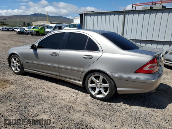 2007 Mercedes-Benz C 230 Sport with VIN WDBRF52HX7A949404, listed as a Copart auction lot 58180275 with 120,495 mi miles and Clean title. Bid and sale history available at DreamBid. Image 2.