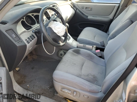 2006 Toyota Highlander z VIN JTEEW21A660012200, wystawiony jako Copart lot #59268455 z przebiegiem 163 343 mil mil oraz Szkoda całkowita • Salvage title. Historia ofert i sprzedaży dostępna na DreamBid. Obrazek 7.