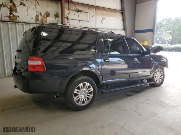 2013 Ford Expedition EL Limited with VIN 1FMJK2A50DEF26458, listed as a Copart auction lot 50459445 with 0 mi miles and Salvage Title. Bid and sale history available at carsss.com. Image 3.