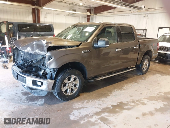 2015 Ford F-150 XLT with VIN 1FTEW1EFXFFB14990, listed as a IAAI auction lot 41681520 with 121,255 mi miles. Bid and sale history available at carsss.com. Image 18.