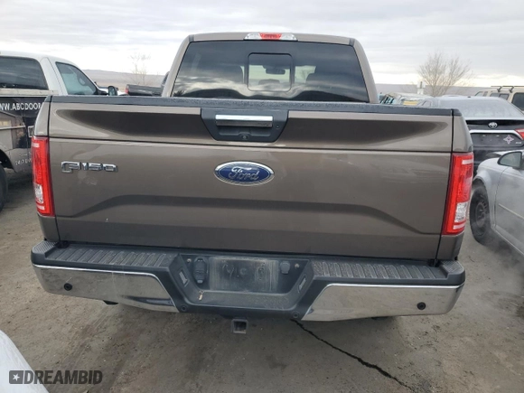 2016 Ford F-150 XLT with VIN 1FTEW1EP9GKE63480, listed as a Copart auction lot 42221165 with 134,293 mi miles and Salvage Title. Bid and sale history available at carsss.com. Image 6.
