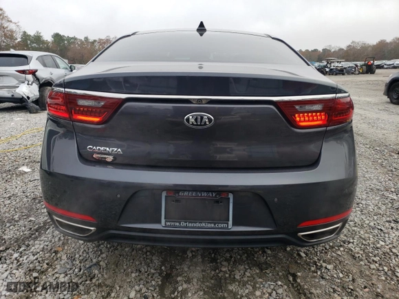2019 Kia Cadenza Premium with VIN KNALB4J16K5166807, listed as a Copart auction lot 83782704 with 113,240 mi miles and Salvage Title. Bid and sale history available at carsss.com. Image 6.