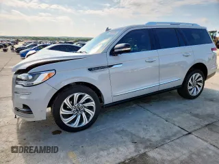 2024 Lincoln Navigator Reserve with VIN 5LMJJ2LG7REL04196, listed as a Copart auction lot 60986505 with 15,809 mi miles and Salvage title. Bid and sale history available at DreamBid. Image 1.