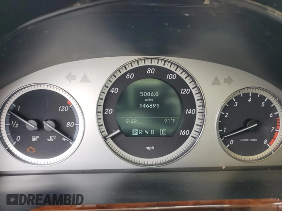 2011 Mercedes-Benz GLK 350 with VIN WDCGG8HB8BF647061, listed as a Copart auction lot 55091635 with 146,691 mi miles and Salvage Title. Bid and sale history available at DreamBid. Image 9.