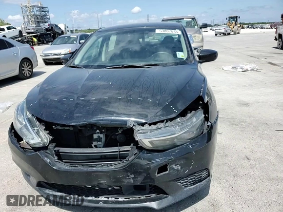 2018 Nissan Sentra SV with VIN 3N1AB7AP1JL605283, listed as a Copart auction lot 53807085 with 125,171 mi miles and Salvage Title. Bid and sale history available at carsss.com. Image 13.