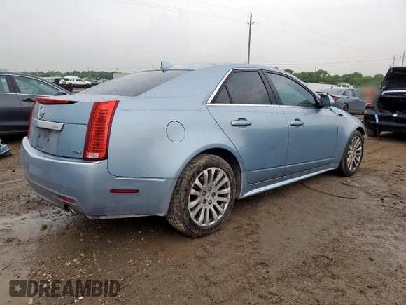 2013 Cadillac CTS Premium with VIN 1G6DP5E33D0159200, listed as a Copart auction lot 59144745 with 68,495 mi miles and Salvage title. Bid and sale history available at DreamBid. Image 3.
