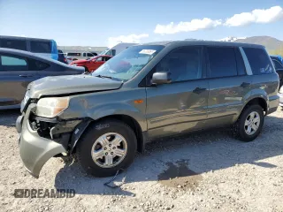 2007 Honda Pilot LX z VIN 2HKYF18157H518171, wystawiony jako Copart lot #55230855 z przebiegiem 167 359 mil mil oraz Szkoda całkowita • Salvage title. Historia ofert i sprzedaży dostępna na DreamBid. Obrazek 1.