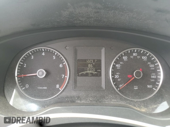 2012 Volkswagen Jetta SEL with VIN 3VWLP7AJ1CM301674, listed as a Copart auction lot 59000735 with 118,308 mi miles and Salvage title. Bid and sale history available at DreamBid. Image 9.
