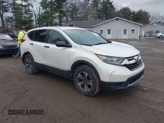 2018 Honda CR-V LX with VIN 2HKRW6H36JH215443, listed as a IAAI auction lot 41918067 with 125,642 mi miles. Bid and sale history available at carsss.com. Image 1.