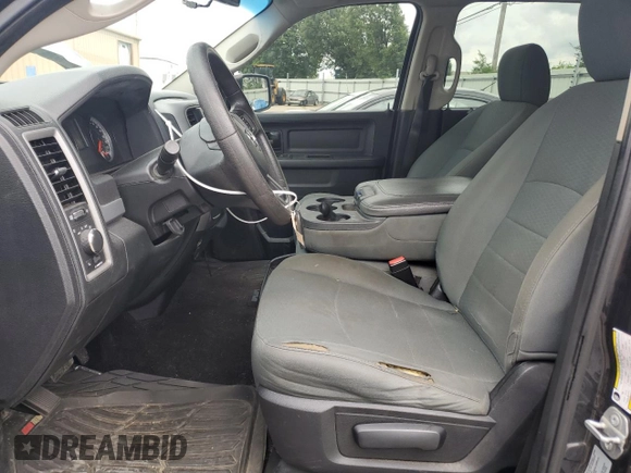 2015 Ram 1500 Express with VIN 3C6RR6KT4FG689818, listed as a Copart auction lot 60698605 with 159,887 mi miles and Salvage title. Bid and sale history available at DreamBid. Image 7.
