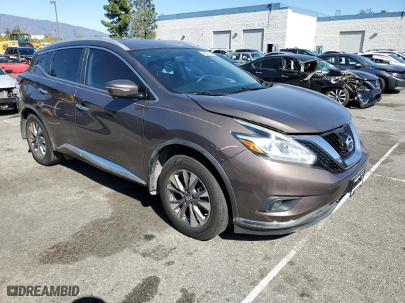 2015 Nissan Murano SV with VIN 5N1AZ2MG7FN269018, listed as a Copart auction lot 45927275 with 116,290 mi miles and Salvage Title. Bid and sale history available at carsss.com. Image 4.