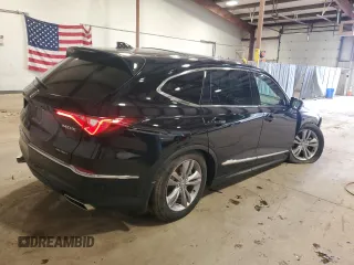 2023 Acura MDX with VIN 5J8YE1H37PL018059, listed as a Copart auction lot 45511545 with 30,851 mi miles and Salvage Title. Bid and sale history available at carsss.com. Image 3.