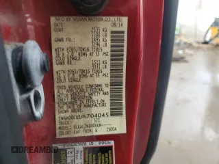 2015 Nissan Frontier SV с VIN 1N6AD0CU1FN704045, выставлен на аукционе Copart как лот 53449425 с пробегом 225 499 миль миль и Списание • Salvage title. История ставок и продаж доступна на DreamBid. Изображение 12.