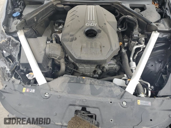 2021 Kia Stinger GT-Line with VIN KNAE15LA0M6088861, listed as a Copart auction lot 44273725 with 67,389 mi miles and Salvage Title. Bid and sale history available at DreamBid. Image 11.