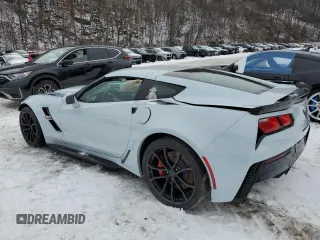 2019 Chevrolet Corvette Grand Sport 1LT с VIN 1G1YW2D71K5112647, выставлен на аукционе Copart как лот 45183765 с пробегом 22 769 миль миль и Списание • Salvage title. История ставок и продаж доступна на DreamBid. Изображение 2.