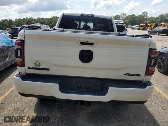 2020 Ram 3500 Laramie with VIN 3C63R3EL4LG219493, listed as a Copart auction lot 57276684 with 0 mi miles and Salvage Title. Bid and sale history available at carsss.com. Image 6.