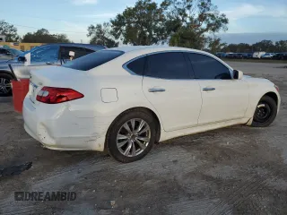 2012 Infiniti M37 with VIN JN1BY1AR1CM395522, listed as a Copart auction lot 76768224 with 163,422 mi miles and Salvage Title. Bid and sale history available at carsss.com. Image 3.