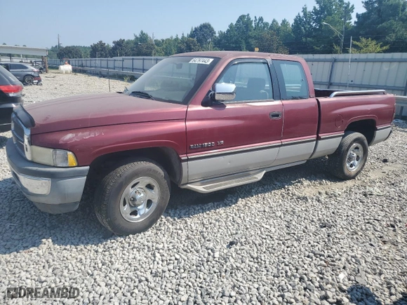 1996 Dodge Ram 1500 with VIN 3B7HC13Y2TG111733, listed as a Copart auction lot 64797443 with 95,567 mi miles and Salvage Title. Bid and sale history available at carsss.com. Image 1.