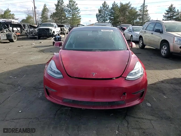 2019 Tesla Model 3 Long Range with VIN 5YJ3E1EB6KF392968, listed as a Copart auction lot 46651305 with 47,149 mi miles and Salvage Title. Bid and sale history available at carsss.com. Image 10.