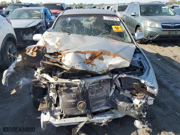 2003 Kia Spectra with VIN KNAFB121835244872, listed as a Copart auction lot 71520674 with 0 mi miles and Salvage Title. Bid and sale history available at carsss.com. Image 5.