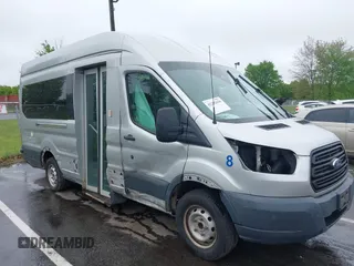 2017 Ford Transit with VIN 1FTBW3XM6HKB35503, listed as a IAAI auction lot 42202638 with 220,438 mi miles. Bid and sale history available at carsss.com. Image 6.