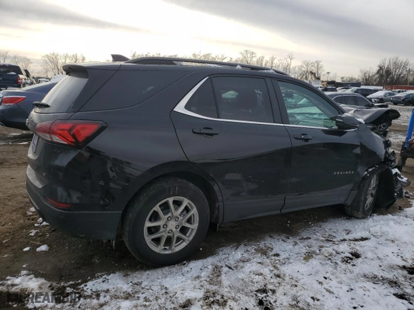 2024 Chevrolet Equinox LT with VIN 3GNAXKEG9RL274743, listed as a Copart auction lot 87686105 with 14,337 mi miles and Salvage Title. Bid and sale history available at carsss.com. Image 3.