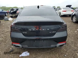 2022 Genesis G70 3.3T z VIN KMTG54TE0NU084384, wystawiony jako Copart lot #57788455 z przebiegiem 28 772 mil mil oraz Szkoda całkowita • Salvage title. Historia ofert i sprzedaży dostępna na DreamBid. Obrazek 6.