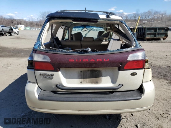 2004 Subaru Legacy Outback L.L. Bean with VIN 4S3BH806047605475, listed as a Copart auction lot 50748065 with Not provided miles and Salvage title. Bid and sale history available at DreamBid. Image 6.