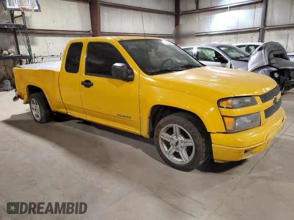 2004 Chevrolet Colorado LS ZQ8 with VIN 1GCCS196X48162987, listed as a Copart auction lot 73420354 with 155,237 mi miles and Salvage Title. Bid and sale history available at carsss.com. Image 4.