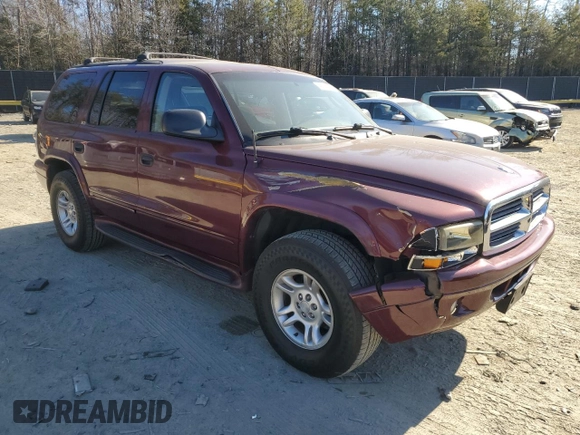 2002 Dodge Durango SLT z VIN 1B4HS48N52F192954, wystawiony jako Copart lot #46457905 z przebiegiem 275 515 mil mil oraz Szkoda całkowita • Salvage title. Historia ofert i sprzedaży dostępna na DreamBid. Obrazek 4.