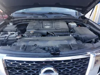 2017 Nissan Armada SL with VIN JN8AY2ND6H9005803, listed as a Copart auction lot 83749644 with 113,310 mi miles and Salvage Title. Bid and sale history available at carsss.com. Image 12.