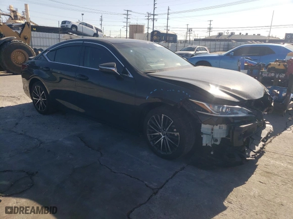 2024 Lexus ES with VIN 58ADA1C17RU042460, listed as a Copart auction lot 47129235 with 99,771 mi miles and Salvage Title. Bid and sale history available at carsss.com. Image 4.
