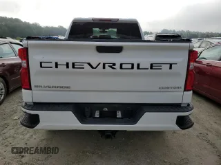 2020 Chevrolet Silverado 1500 Custom with VIN 1GCRWBEHXLZ283202, listed as a Copart auction lot 68265164 with 20,631 mi miles and Salvage Title. Bid and sale history available at carsss.com. Image 6.