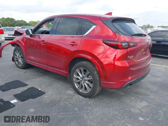2024 Mazda CX-5 2.5 S Premium Package with VIN JM3KFBDL2R0534659, listed as a IAAI auction lot 41607262 with 5,442 mi miles. Bid and sale history available at carsss.com. Image 3.