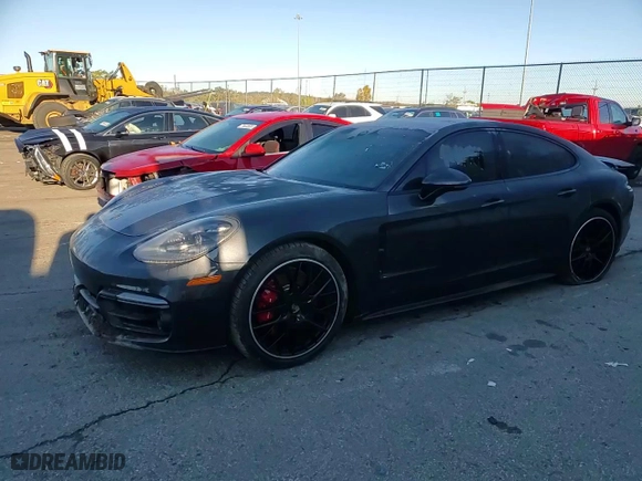 2020 Porsche Panamera GTS with VIN WP0AG2A76LL145747, listed as a Copart auction lot 75872584 with 15,104 mi miles and Salvage Title. Bid and sale history available at carsss.com. Image 10.