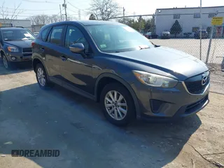 2015 Mazda CX-5 Sport with VIN JM3KE4BY1F0526755, listed as a IAAI auction lot 41768916 with 197,675 mi miles. Bid and sale history available at carsss.com. Image 1.