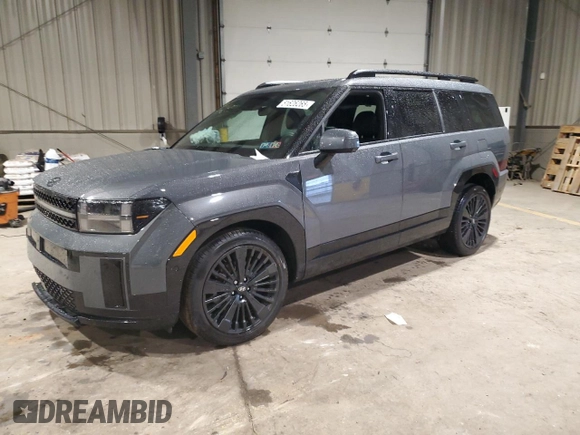 2025 Hyundai Santa Fe Calligraphy with VIN 5NMP5DG1XSH019664, listed as a Copart auction lot 51626265 with 4,955 mi miles and Salvage title. Bid and sale history available at DreamBid. Image 1.